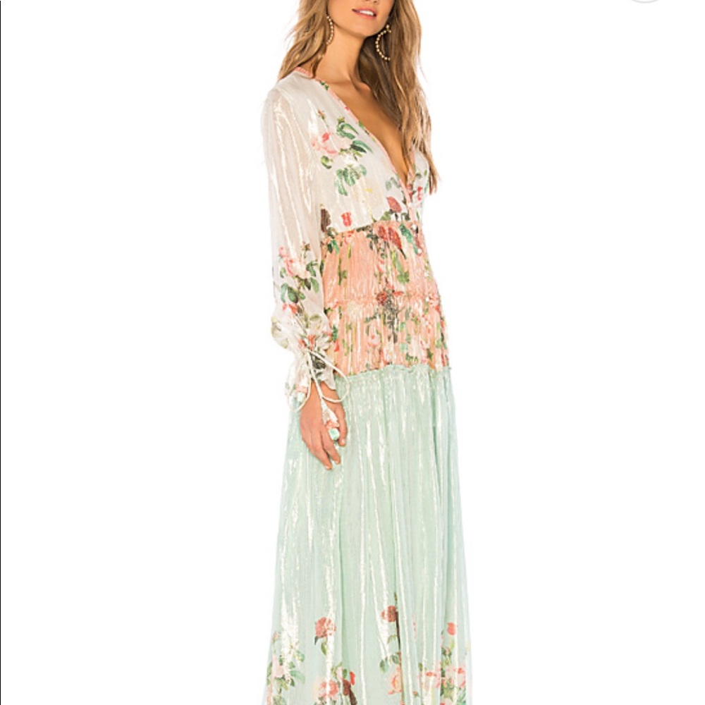 ROCOCO SAND RECHED LONG DRESS - Picture 2 of 4